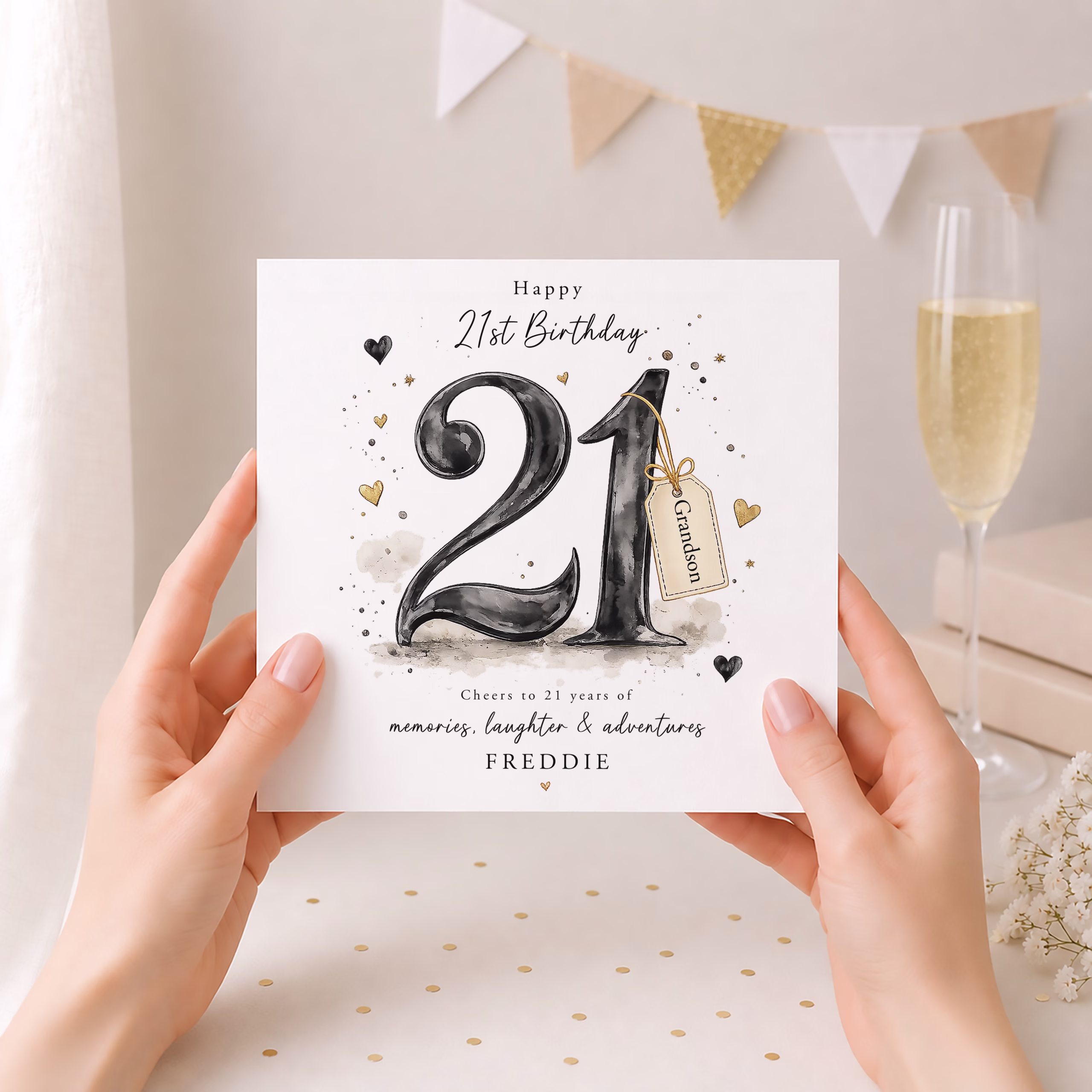21st Birthday Card