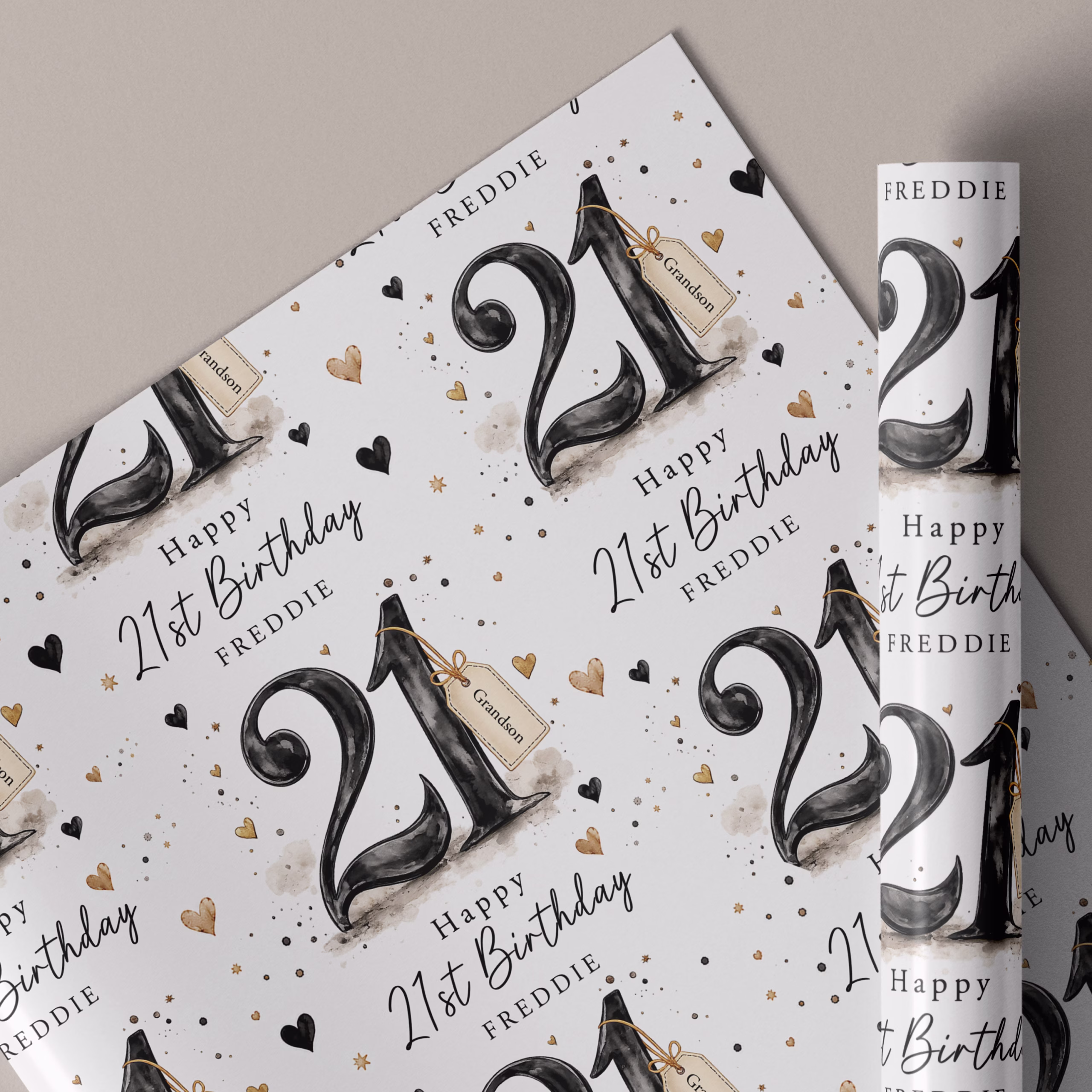 21st Birthday Gift Wrap