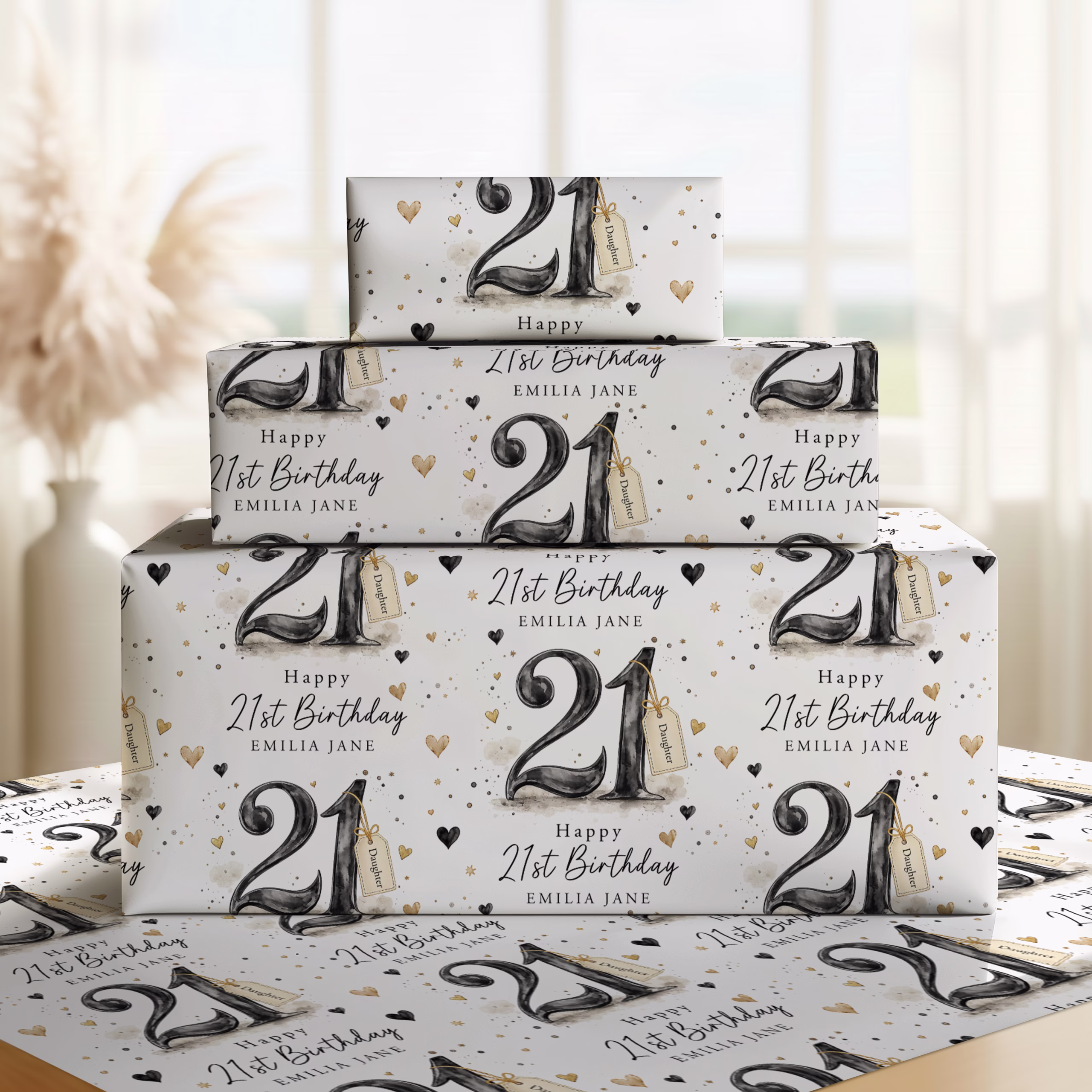 21st Birthday Gift Wrap