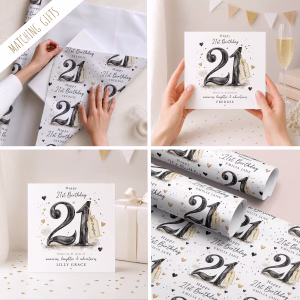 21st Birthday Gift Wrap