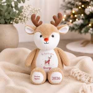 Personalised Baby's Reindeer Toy
