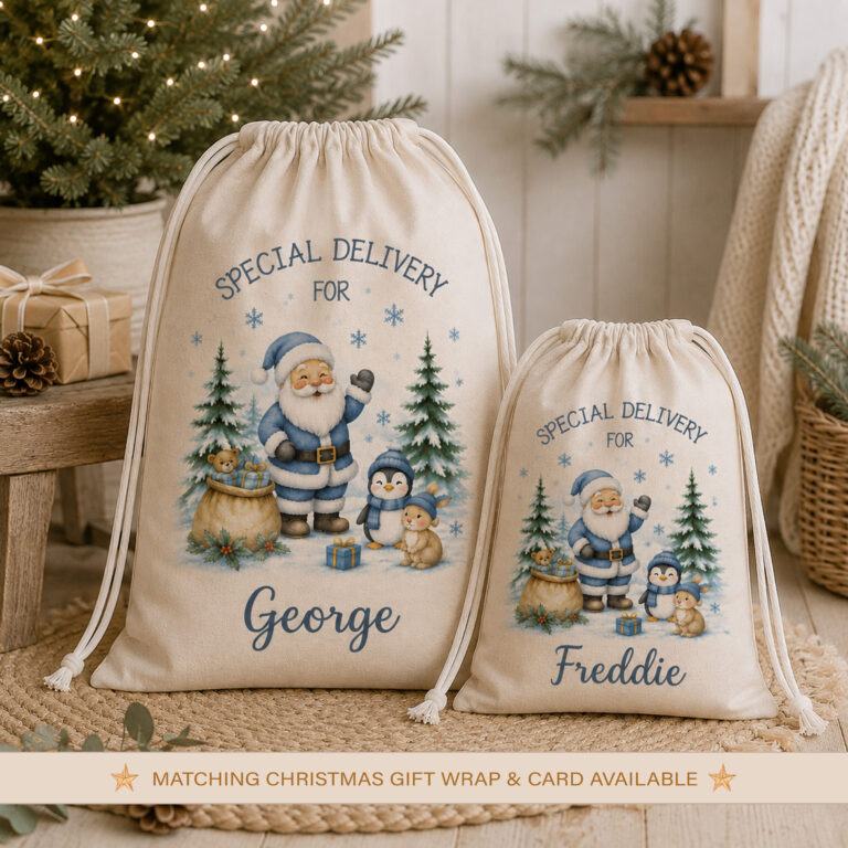 Personalised Christmas Santa Sack
