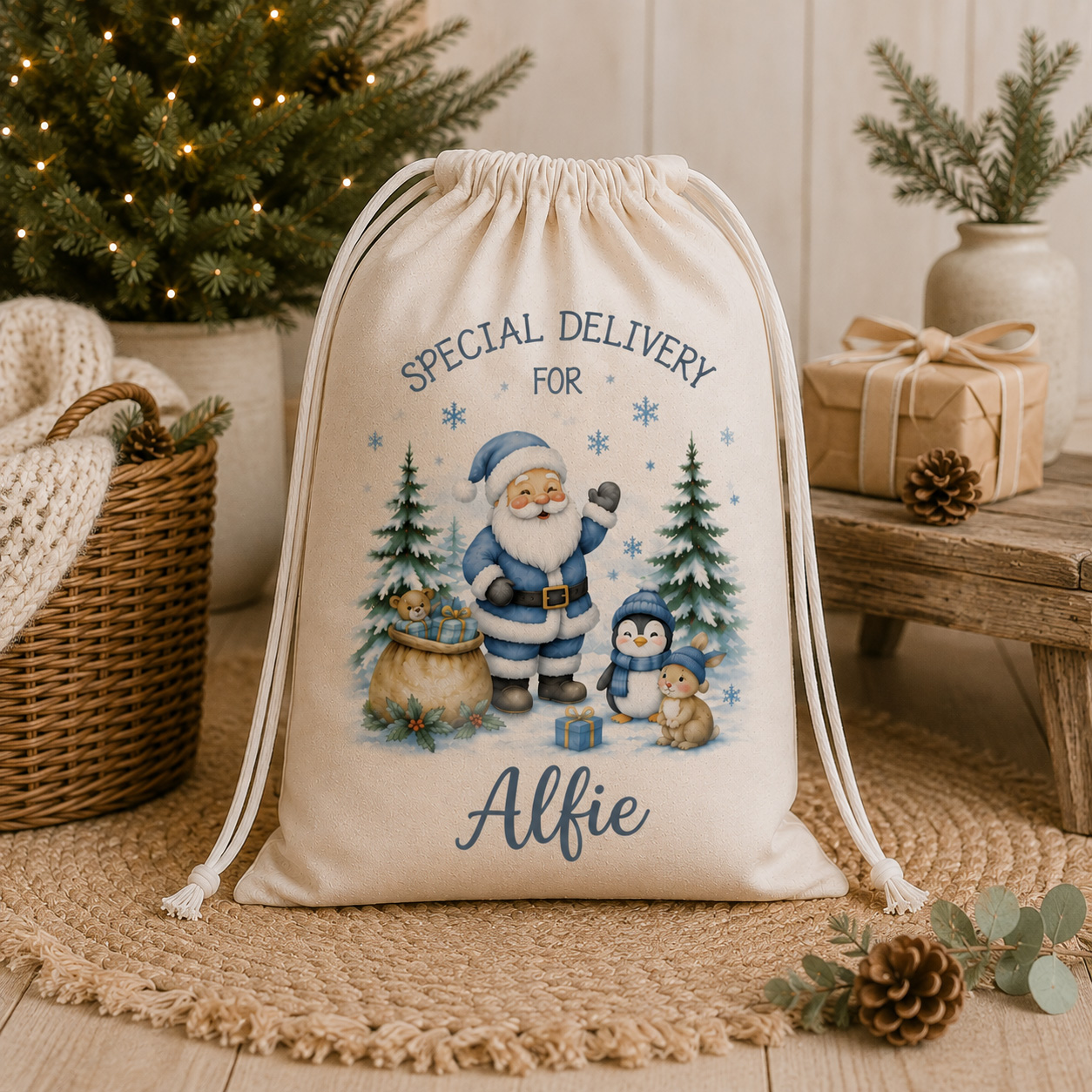 Personalised Santa Sack for Boys – Special Delivery