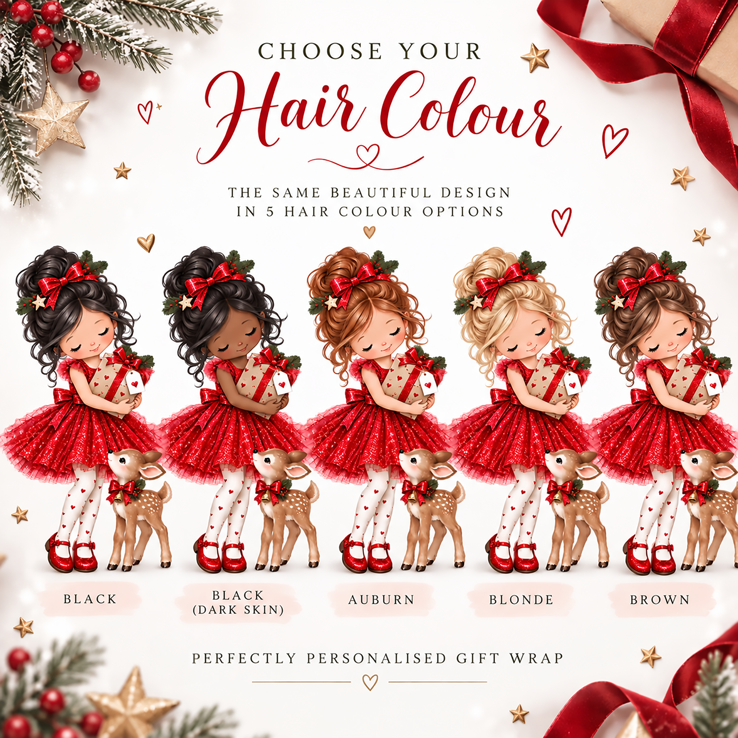 personalised-christmas-card-hair-colour-options-for-wrapping-paper